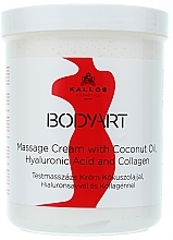 Fragrances, Perfumes, Cosmetics Body Cream - Kallos Cosmetics massage Cream With Coconut Oil