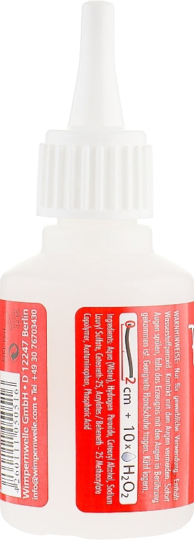 Brow & Lash Color Cream Developer 3% - Wimpernwelle Hydrogen Peroxide — photo N3