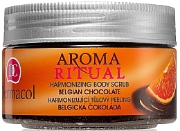 Fragrances, Perfumes, Cosmetics Body Peeling "Belgian Chocolate" - Dermacol Aroma Ritual Body Scrub