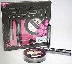 Fragrances, Perfumes, Cosmetics Set - GOSH (mascara/10ml + eyeshadows/2g + Lipstick/1.5g)