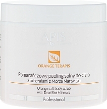 Body Scrub - APIS Professional Orange Terapis Orange Salt Body Scrub With Dead Sea Minerals — photo N1