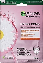 Face Mask - Garnier Skin Naturals Hydra Bomb Tissue Mask Camomile — photo N1