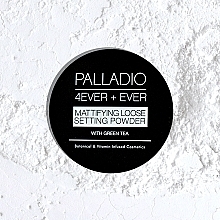 Mattifying Powder - Palladio 4 Ever+Ever Mattifying Loose Setting Powder — photo N4
