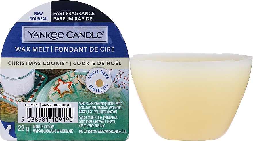 Scented Wax - Yankee Candle Christmas Cookie Tarts Wax Melts — photo N2