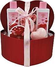 Fragrances, Perfumes, Cosmetics Set, 5 products - Aurora Red Heart Gift Set