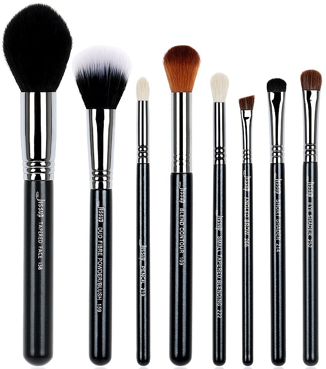 Makeup Brush Set, T121, 8pcs - Jessup — photo N1