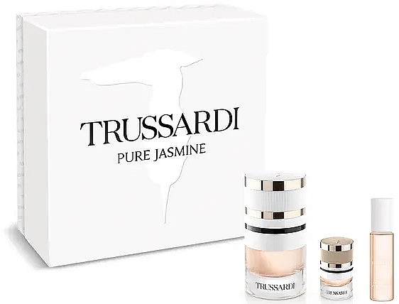 Trussardi Pure Jasmine - Set (edp/60ml+edp/7ml+edp/10ml) — photo N1