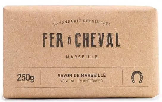 Natural Marseille Vegetable Soap - Fer A Cheval Pure Olive Marseille Soap Bar — photo N1