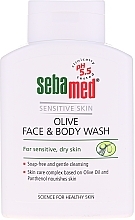 Fragrances, Perfumes, Cosmetics Cleansing Face & Body Lotion - Sebamed Olive Face & Body Wash