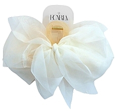 Fragrances, Perfumes, Cosmetics White Tulle Hair Clip - Ecarla