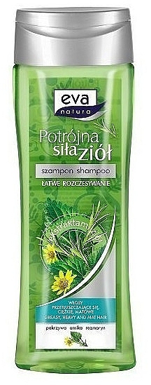 Nettle, Arnica & Rosemary Shampoo for Oily Hair - Eva Natura — photo N1