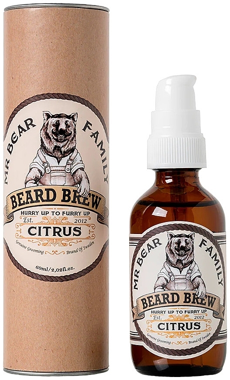 Beard Fluid - Mr Bear Family Beard Brew Citrus — photo N1