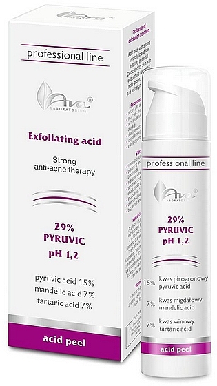 Face Peel - Ava Laboratorium 29% PYRUVIC pH 1,2 — photo N1