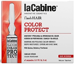 Fragrances, Perfumes, Cosmetics Hair Ampoule - La Cabine Flash Hair Color Protect Ampules