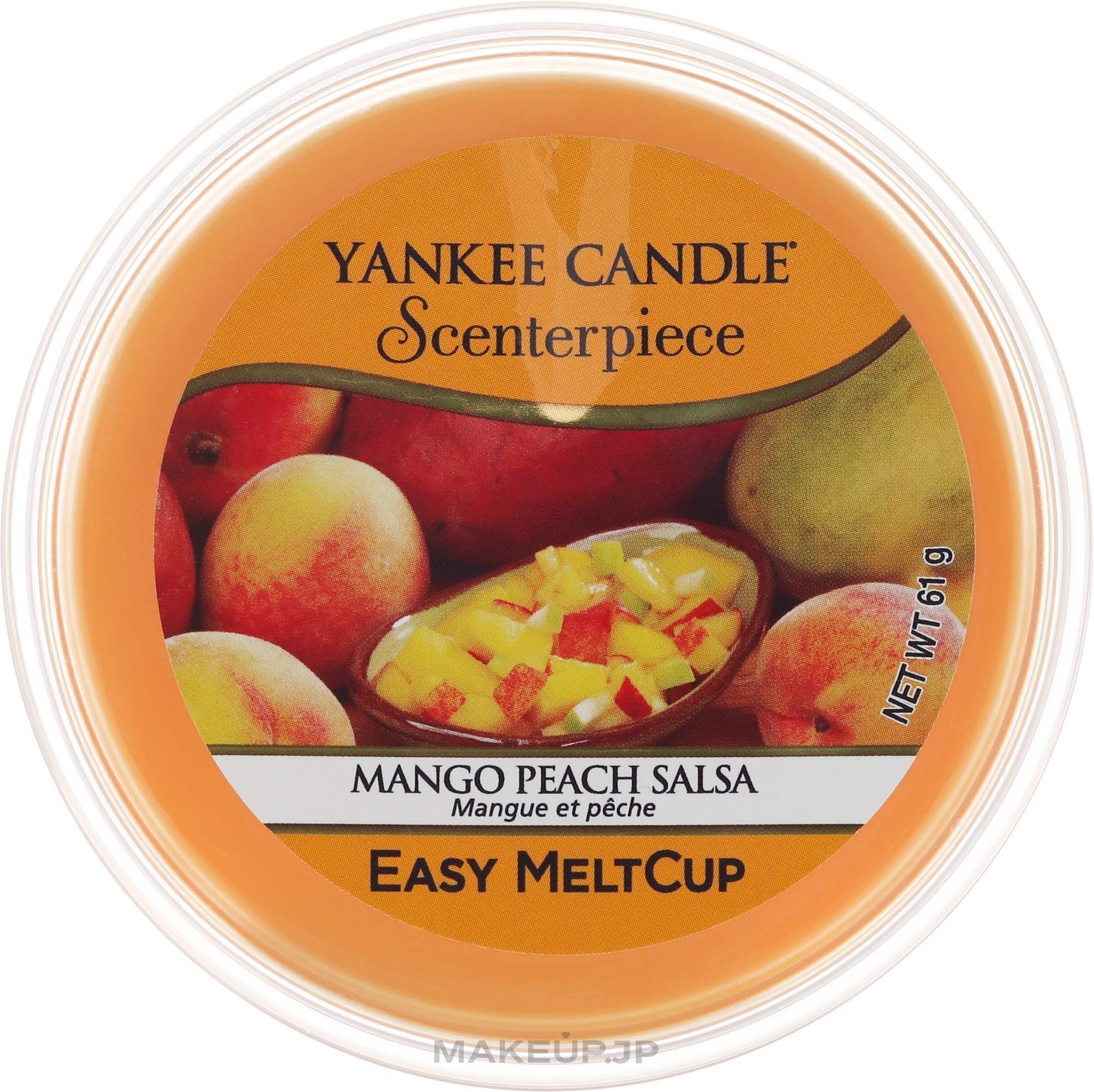 Scented Wax - Yankee Candle Mango Peach Salsa Scenterpiece Melt Cup — photo 61 g