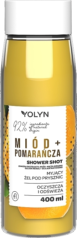 Honey & Orange Shower Gel - Yolyn Shower Shot — photo N2