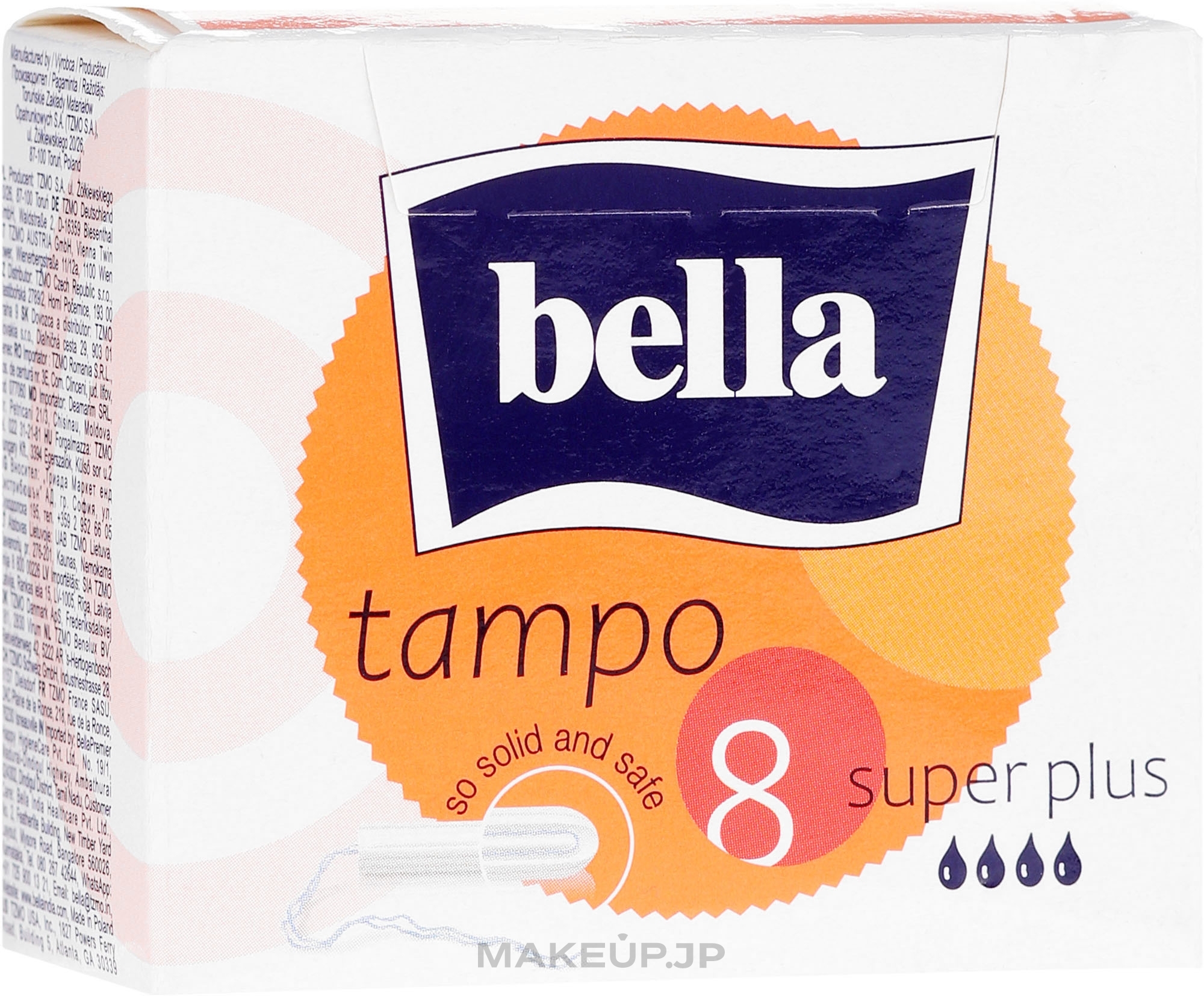 Tampo Premium Comfort Super Plus Tampons, 8 pcs - Bella — photo 8 szt.