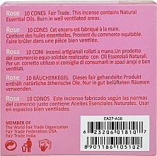 Rose Incense Cones - Maroma Encens d'Auroville Cone Incense Rose — photo N3