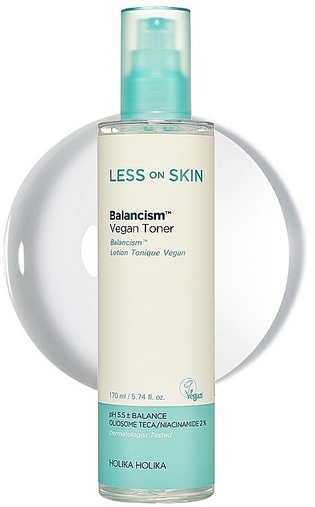 Face Toner - Holika Holika Less On Skin Balancism Vegan Toner — photo N3