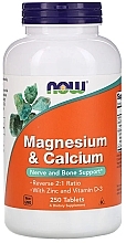 Dietary Supplement "Magnesium & Calcium" - Now Foods Magnesium & Calcium — photo N6