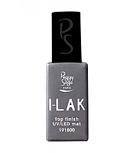 Matte Top Coat - Peggy Sage I-LAK Top Finish UV/LED Matte — photo N1