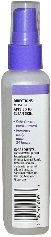 Deodorant Spray with Lavender and White Tea Scent - Crystal Essence Deodorant Body Spray — photo N2