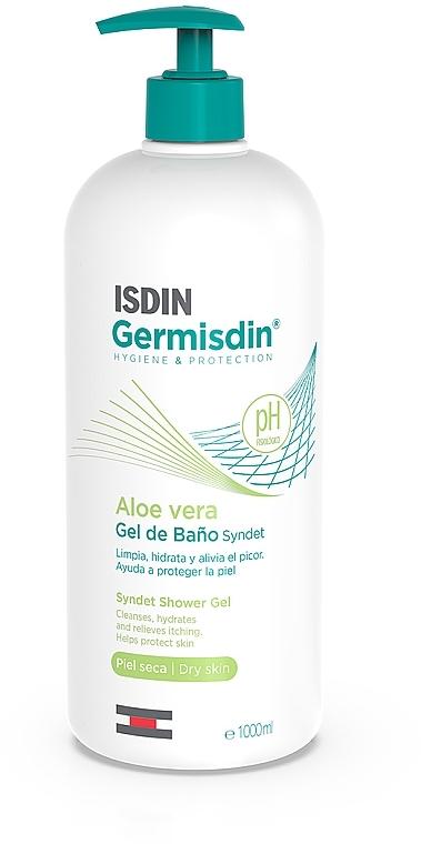 Aloe Vera Shower Gel - Isdin Germisdin Aloe Vera Syndet Shower Gel — photo N1