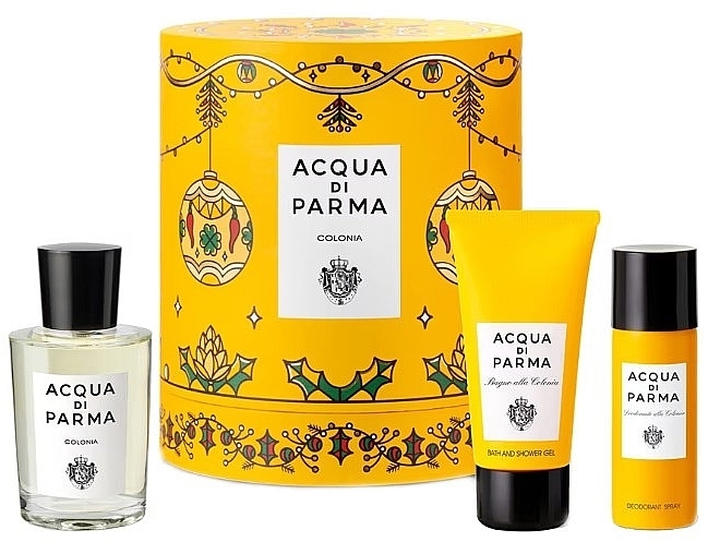 Acqua Di Parma Colonia Holiday Collection Gift Set - Kit (edc/100 ml + bath&show gel/75 ml + deo/50 ml) — photo N2