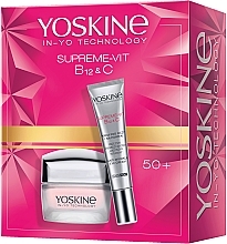 Fragrances, Perfumes, Cosmetics Set - Yoskine Supreme-Vit B12 & C Anti-Aging Vitamin 50+ (d/cr/50 ml + eye/cr/15 ml)