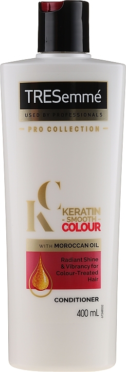 Shine & Soft Colored Hair Conditioner - Tresemme Keratin Smooth Colour Conditioner With Maroccan Oil — photo N1