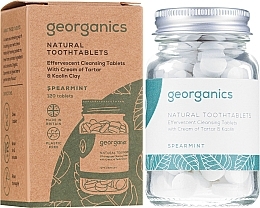 Fragrances, Perfumes, Cosmetics Tooth Cleansing Tablets "Spearmint" - Georganics Natural Toothtablets Spearmint