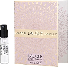 GIFT! Lalique L'Amour - Eau de Parfum (sample) — photo N1