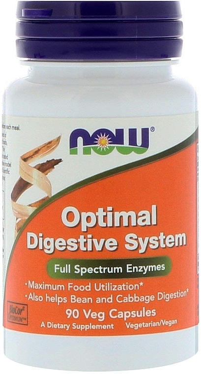 Food Supplement - Now Foods Optimal Digestive System Full Spectrum Enzymes — photo N5