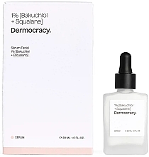 Fragrances, Perfumes, Cosmetics 1% Bakuchiol + Squalane Face Serum - Dermocracy 1% Bakuchiol + Squalane Facial Serum