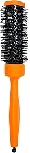 Fragrances, Perfumes, Cosmetics Aluminum Thermal Brush with Thermonaylon Bristles, orange, 32mm - 3ME Maestri Neon