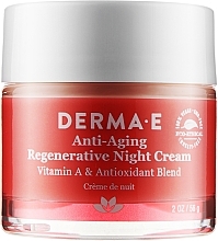 Fragrances, Perfumes, Cosmetics Anti-Aging Antioxidant Night Face Cream - Derma E Night Cream