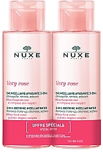 Fragrances, Perfumes, Cosmetics Set - Nuxe Very Rose (micellar water/2x400ml)