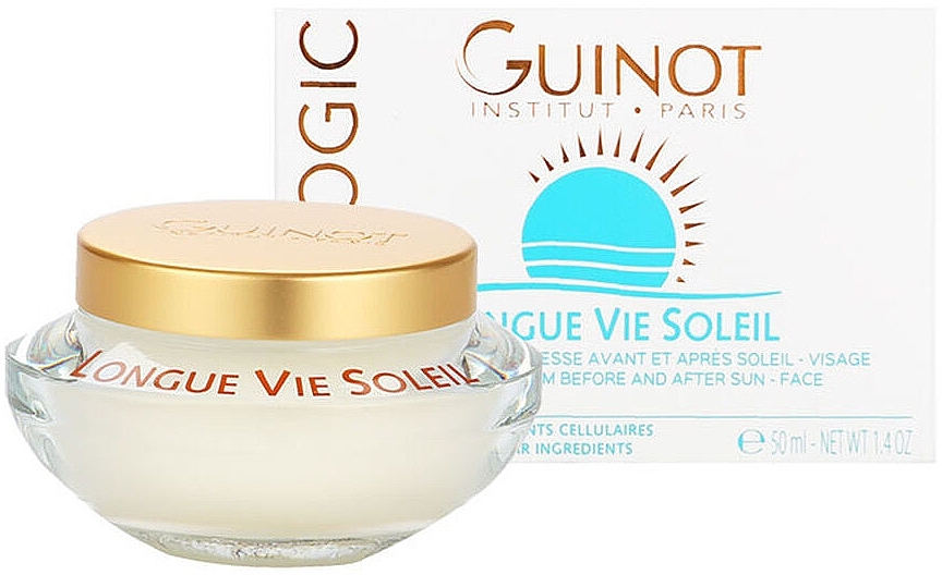 Before & After Sun Face Cream - Guinot Longue Vie Soleil Youth Cream Before And After Sun Face — photo N5