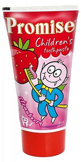 Strawberry Toothpaste - Mattes Promise Strawberry Children's Toothpaste — photo N1