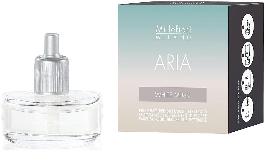 Air Freshener Refill - Millefiori Milano Aria White Musk Refill — photo N1