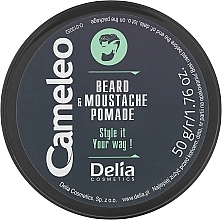 Beard Wax - Delia Cameleo Men Beard and Moustache Pomade — photo N2