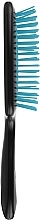 Hair Brush, black with blue teeth - Kodi Professional Soft Touch Hairbrush — photo N3