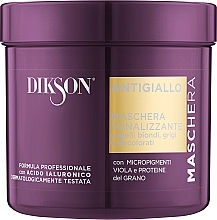 Fragrances, Perfumes, Cosmetics Mask for Blonde & Bleached Hair - Dikson Antigiallo Mask