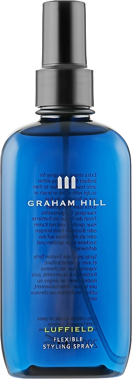 Super Strong Hold Hair Spray - Graham Hill Luffield Flexible Styling Spray — photo N2