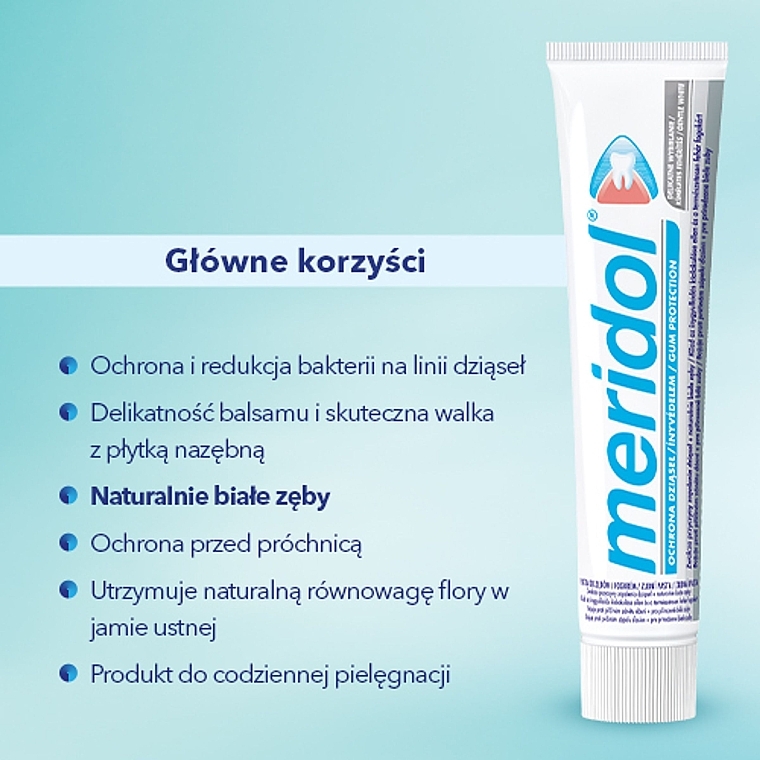 Toothpaste - Meridol Gentle White — photo N4