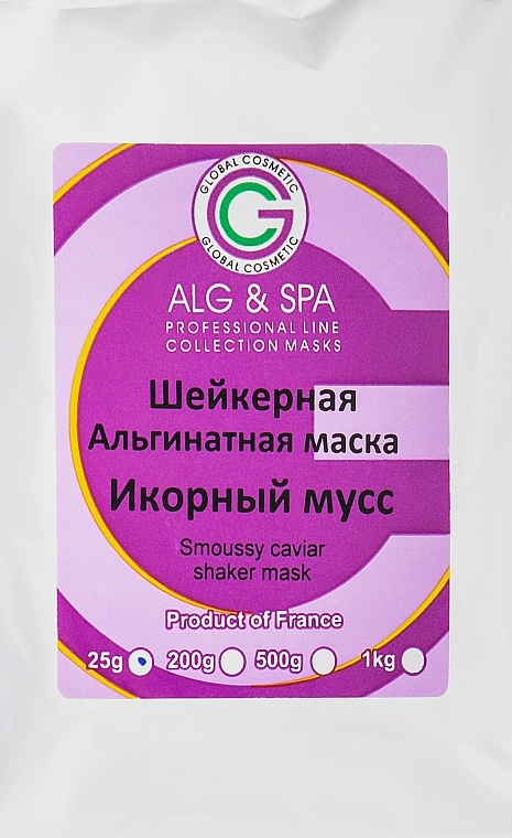 Alginate Shake Mask 'Caviar Mousse' - ALG & SPA Professional Line Collection Masks Smoussy Caviar Shaker Mask — photo N3