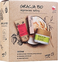 Fragrances, Perfumes, Cosmetics Set - Gracja Bio Inspired Nature (h/cr/50ml + f/cr/50ml + lip/balm/5g)