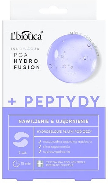 Peptide Hydrogel Eye Patches - L'biotica PGA Hydro Fusion  — photo N1