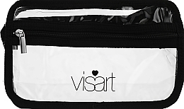 Fragrances, Perfumes, Cosmetics Plastic Makeup Bag, large, rounded, with pocket (empty) - Make-Up Atelier Paris Visart