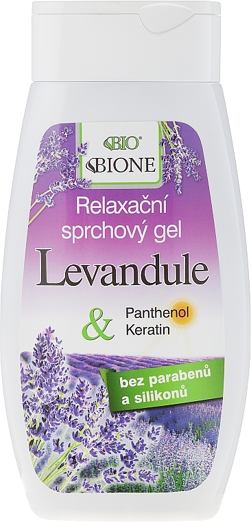 Shower Gel - Bione Cosmetics Lavender Relaxing Shower Gel — photo N1